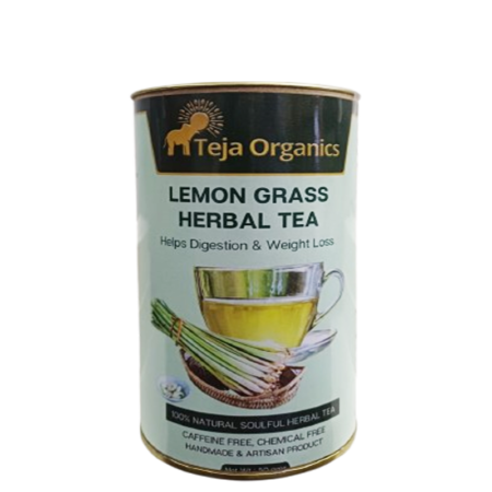 Lemongrass Tea 50gm / 100% Natural and Soulful Herbal Tea / Caffeine Free
