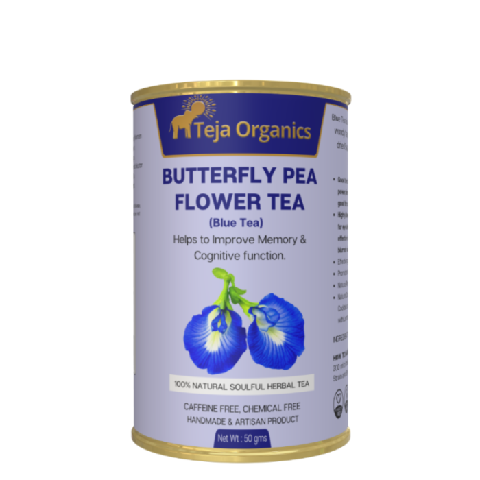 Blue Tea (Butterfly Pea Flower Tea) | Helps to improve Memory & Cognitive function