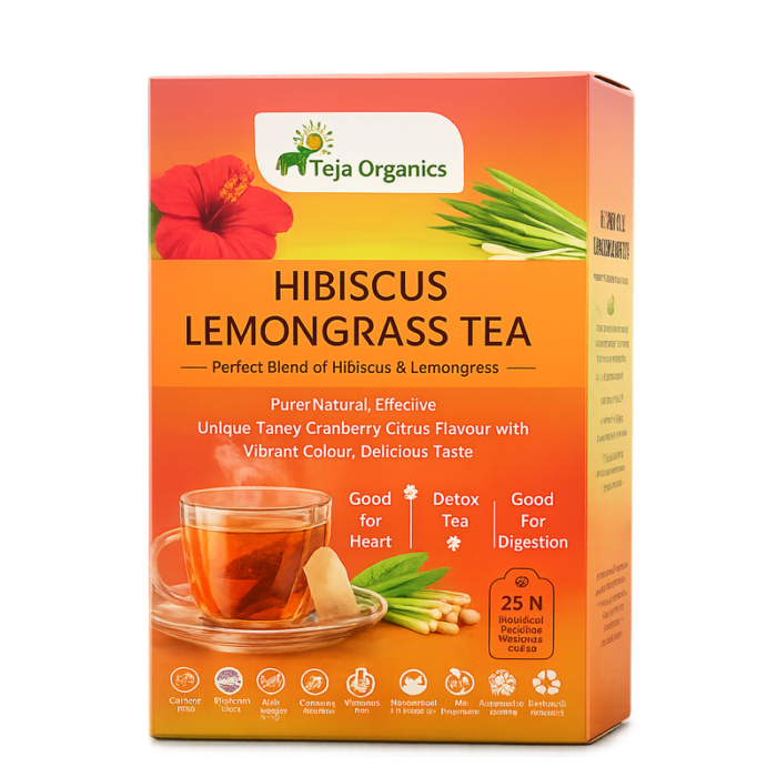 Hibiscus Lemongrass Tea (25 Tea Bags)