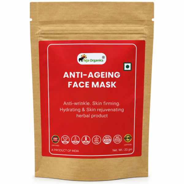 Ant-Ageing Face Mask | Anti-wrinkle, Skin Firming, Hydrating & Skin Rejuvenating herbal product (Pack of 3)