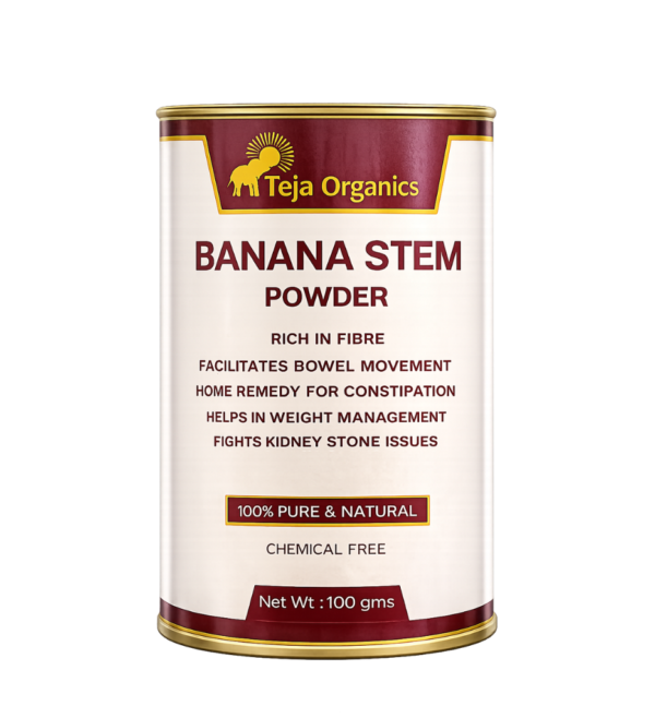 Banana Stem Powder | 100% Natural Superfood | Source of Dietary Fiber | Supports Daily Nutrition & Wellness | Herbal Powder