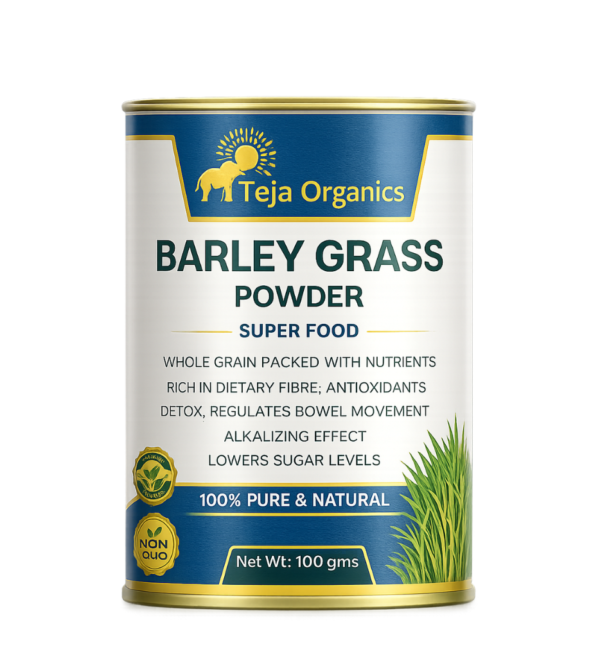 Barley Grass Powder | 100% Natural Superfood | Rich in Chlorophyll, Vitamins & Minerals | Supports Daily Nutrition & Wellness | Herbal Green Powder