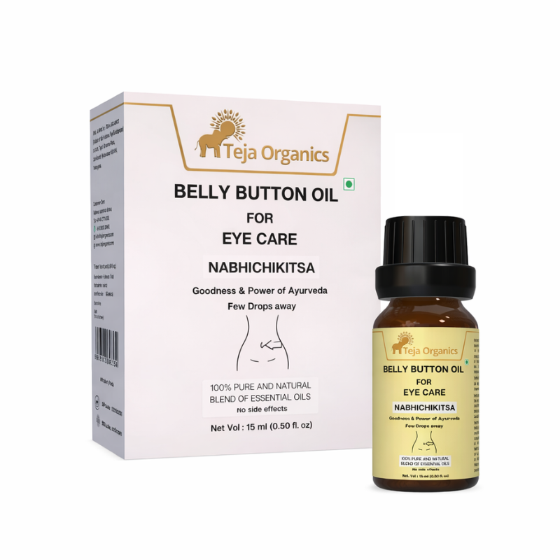 Belly Button Oil for Eye Care 15 ml | Nabhi Oil Herbal Blend | Supports Eye Comfort Hydration & Relaxation