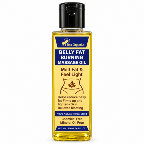 Belly Fat Burning Herbal Massage Oil 200ml | Firming & Toning  |  For Abdomen, Waist & Body