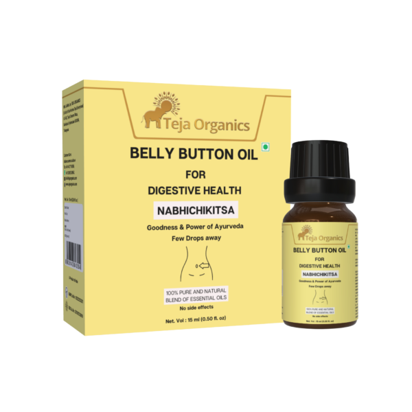 Belly Button Oil for Digestive Health 15 ml | Nabhi Oil Herbal Blend | Supports Digestion | Bloating Relief