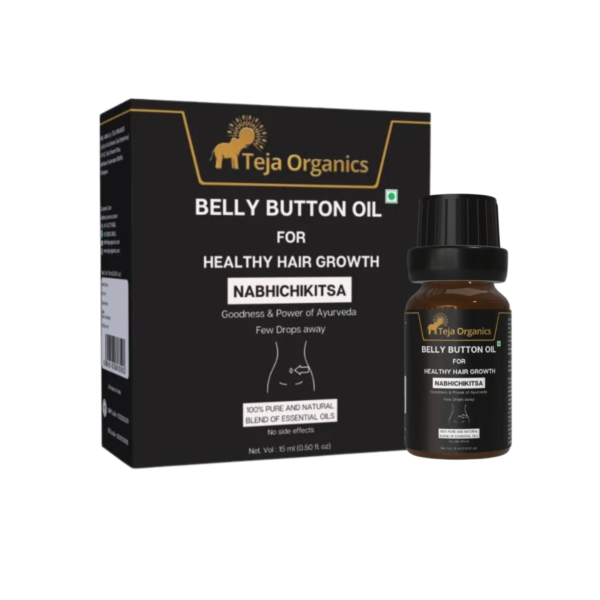 Belly Button Oil for Healthy Hair Growth 15 ml | Nabhi Oil Herbal Blend | Supports Hair Strength | Shine & Nourishment