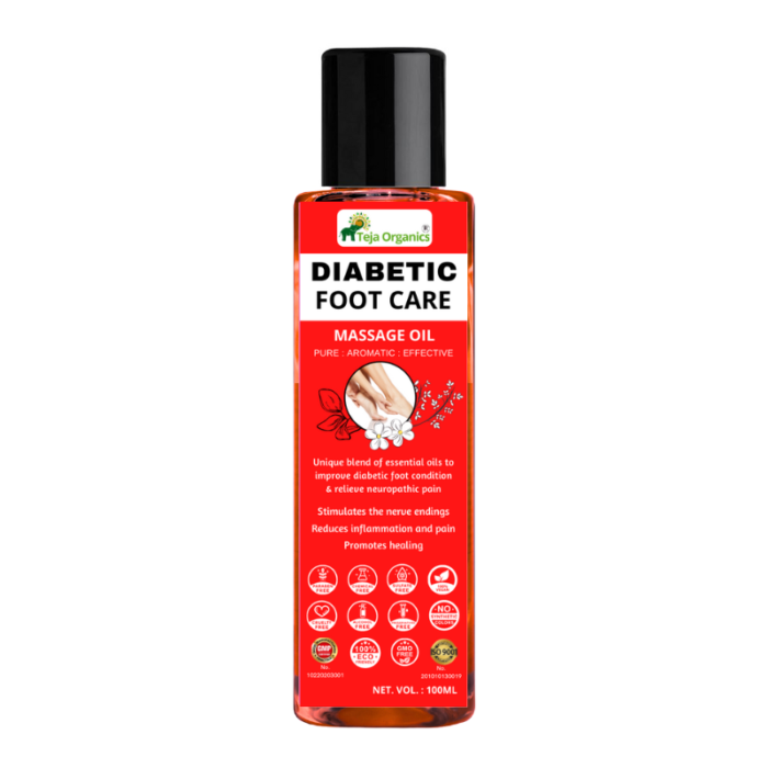 Diabetic Foot-care Massage Oil