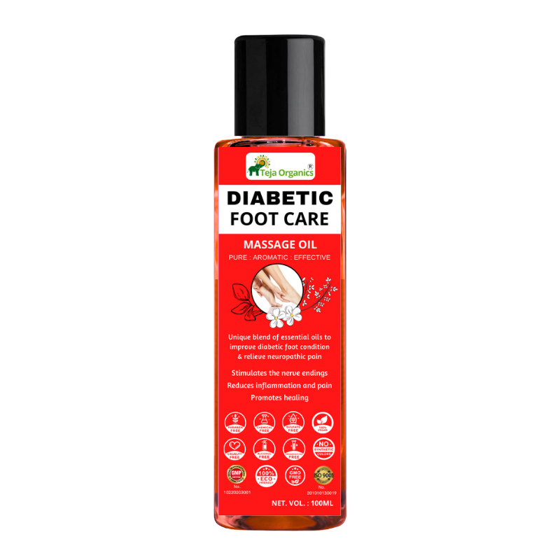 Diabetic Foot-Care Massage Oil | Helps to Improve Diabetic foot condition  | Helps to relieve neuropathic pain