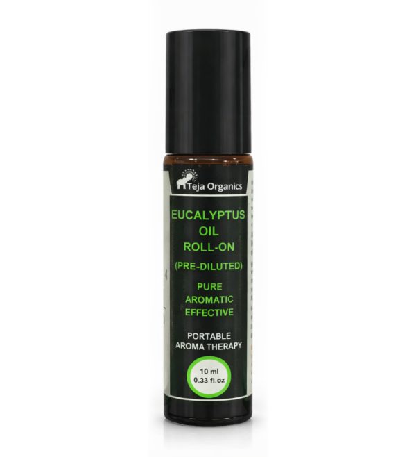 Eucalyptus Roll-On 10 ml | Herbal Aromatherapy Roll On | Refreshing Essential Oil Blend | Supports Breathing Comfort Relaxation | Travel Friendly