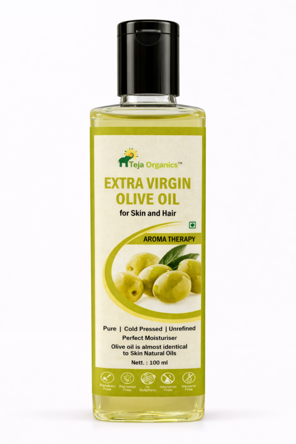 Extra Virgin Olive Oil | Pure Cold-pressed Unrefined |  Skin & Hair Care | Perfect Moisturizer | Identical to skin Natural Oils