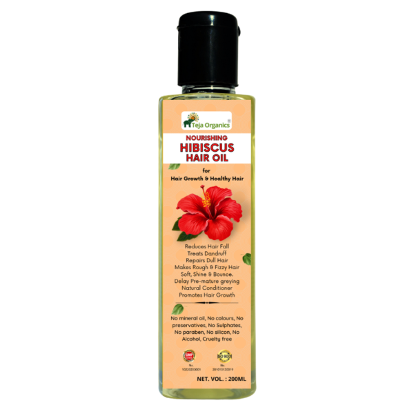 Hibiscus Hair Oil 110 ml | Herbal Hair Oil for Hair Growth & Smooth Hair | Supports Hair Strength, Reduces Hair Fall & Improves Shine