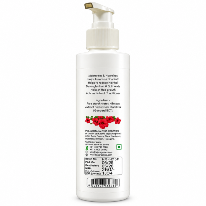 Hibiscus-Rice-Shampoo Back
