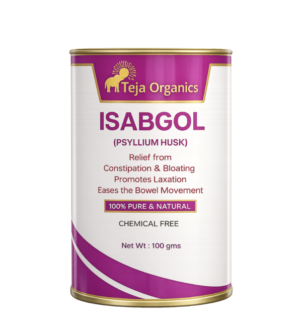 Isabgol (Psyllium Husk) | 100% Natural Dietary Fiber | Supports Digestive Health & Regular Bowel Movement | Herbal Fiber Supplement