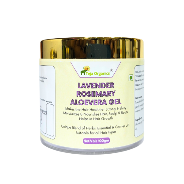 Lavender Rosemary Aloe Vera Gel 100g | Moisturizes & Nourishes the Scalp & Root |  No Parabens, No Sulphates