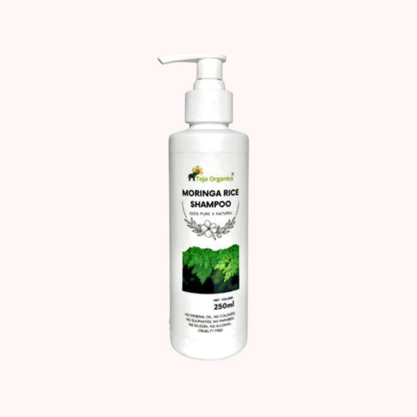 Moringa Rice Shampoo 250 ml | Blend of moringa and rice extract | Hydrates & Moisturizes | Natural Conditioner