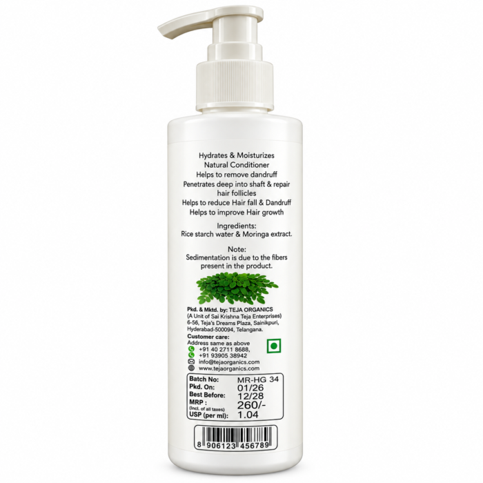 Moringa-Rice-Shampoo Back