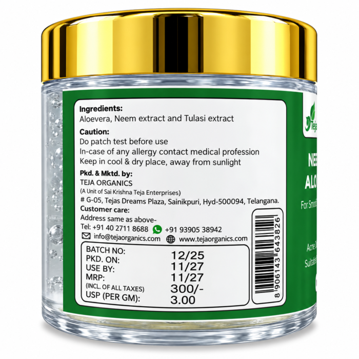 Neem-Tulasi-Aloevera-Gel Side Neem-Tulasi-Aloevera-Gel Side