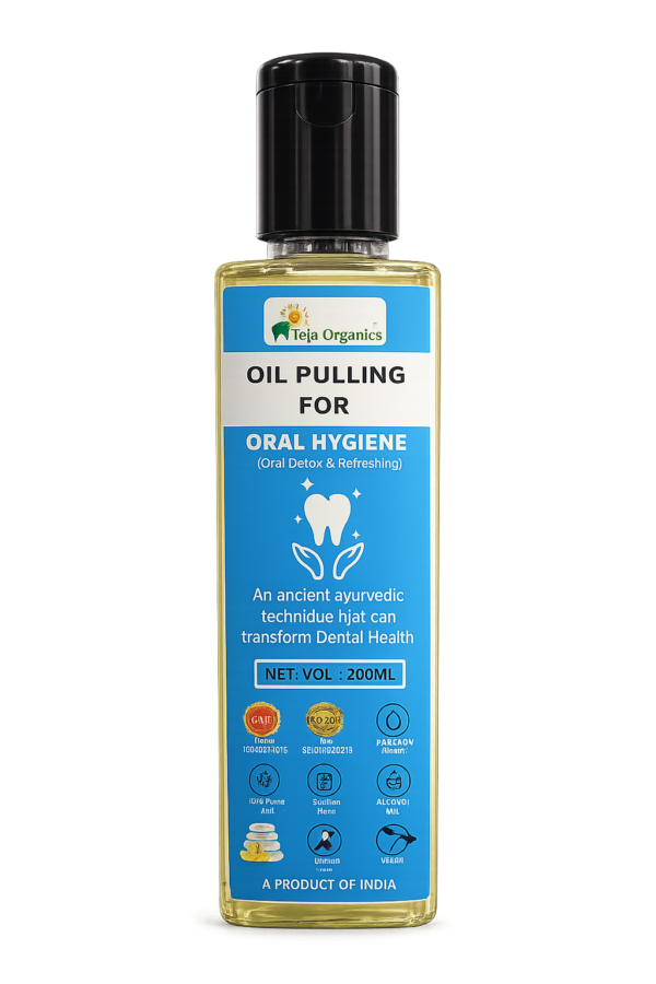 Oil Pulling For Oral Hygiene | Cold-pressed Unrefined | Oral Detox & Refreshing | An ancient ayurvedic technique that can transform Dental Health