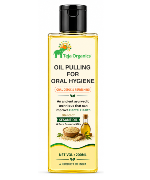 Oil Pulling For Oral Hygiene | Cold-pressed Unrefined | Sesame Oil | Oral Detox & Refreshing | An ancient ayurvedic technique that can transform Dental Health