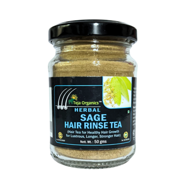 Sage Hair Rinse 50g | Herbal Hair Care | Natural Hair Darkening & Scalp Care | Helps Reduce Premature Greying | Improve scalp condition | Adds Shine |  No Chemicals