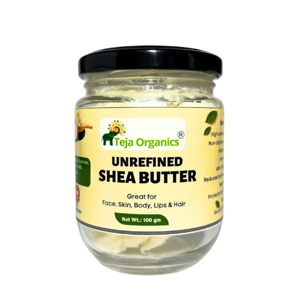 Unrefined Shea Butter 100g | Pure Raw Shea Butter | Deep Moisturizer for Skin & Hair | Dry Skin Repair, Stretch Mark Care | No Chemicals, No Additives