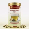 Jasmine Green Tea 50 gm | Green tea Enriched with Jasmine Flowers  | Refreshing Aroma | Supports Metabolism & Wellness | Mood Lifting, Calming & Relaxing