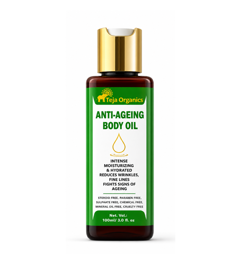 Anti-Ageing Body Oil 100ml | Intense Moisturizing | Hydrating | Reduces Wrinkles, Fine Lines | Fights Signs of Ageing | Firms up skin | Radiant, Glowing & Youthful skin.