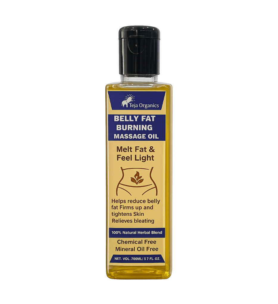 Belly Fat Burning Massage Oil - hero candidate Belly Fat Burning Herbal Massage Oil 200ml | Firming & Toning | For Abdomen, Waist & Body