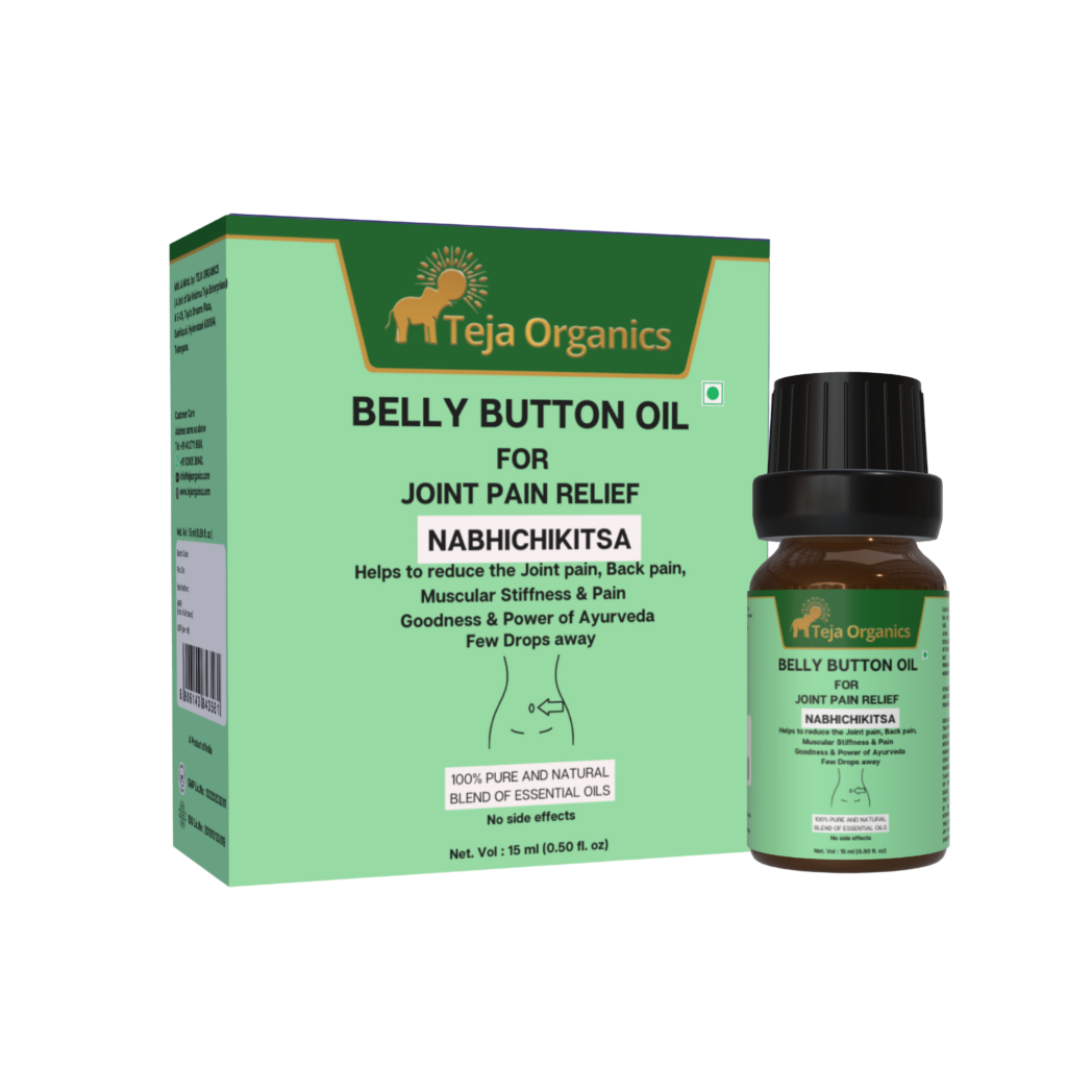 Belly Button Oil for Joint Pain Relief - Hero Candidate Belly Button Oil for Joint Pain Relief 15 ml | Nabhi Oil Herbal Blend | Supports Joint Comfort | Flexibility & Mobility | Relaxation
