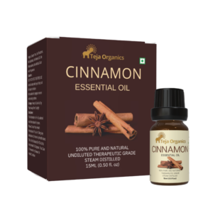Cinnamon Essential Oil 15ml | Sweet, Woody, Spicy and Earthy aroma | Warming, Stimulating, and Energizing | Moisturizing and Nourishing skin | Reduces acne | Lightens dark spots and Brightens the skin | Support scalp stimulation and overall hair health| Aromatherapy