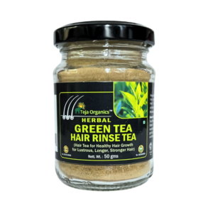 Green Tea Hair Rinse 50g Hero Green Tea Hair Rinse 50g | Herbal Hair Care | Hair Rinse Tea for Healthy Hair Growth | Lustrous, Longer, Stronger Hair | Scalp Detox & Hair Strengthening | Reduces Hair Fall, Control | Adds Shine | No Chemicals