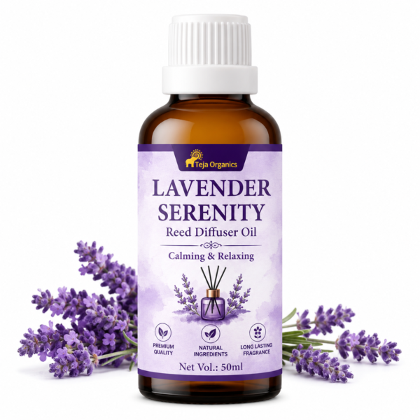 Lavender Serenity Reed Diffuser Oil 50ml | Calming & Relaxing | Unwind | Breathe Deeply | Inspired by Nature | Crafted for Wellbeing