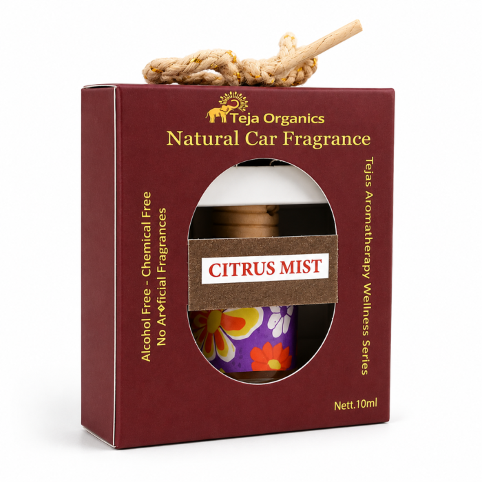 Natural Car Fragrance Citrus Mist- Left