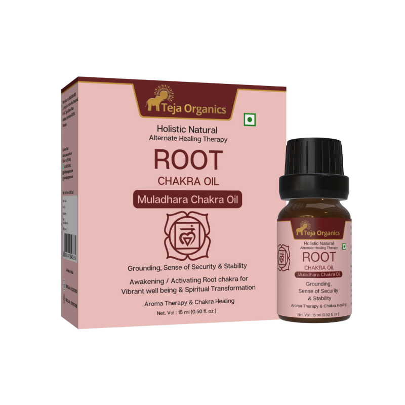 Root Chakra Oil - Hero Root Chakra Oil (Muladhara Chakra) 15 ml | Aromatherapy Essential Oil Blend for Grounding, Sense of Security & Stability | External Use