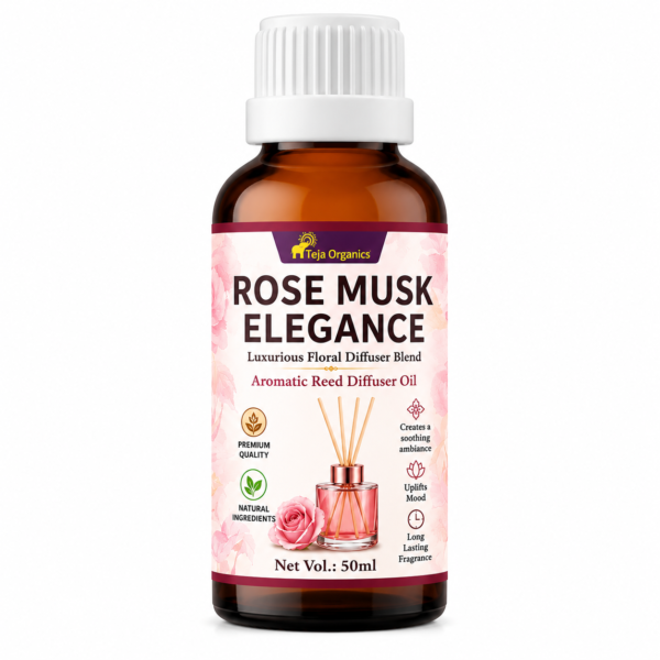 Rose Musk Elegance Reed Diffuser Oil 50ml