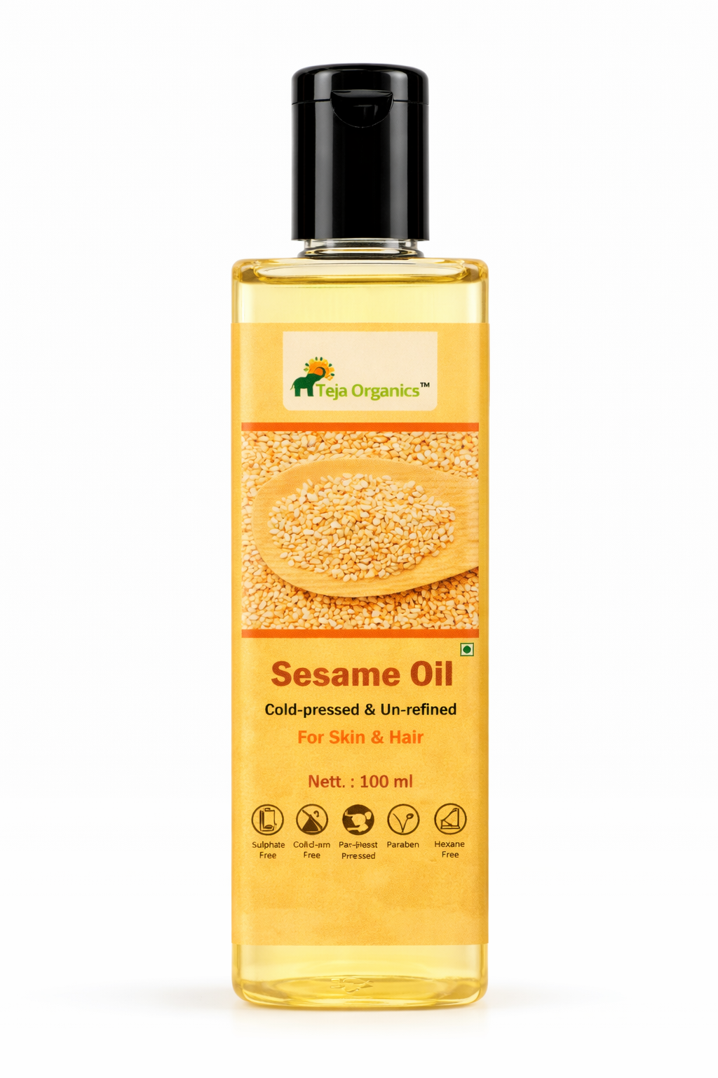 sesame-carrier-oil-hero-candidate Sesame Oil | Pure Cold-pressed & Unrefined | Skin & Hair Care