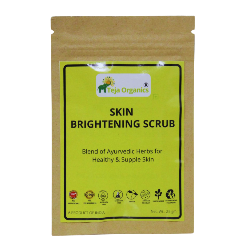 Skin Brightening Scrub | Blend of Ayurvedic Herbs for Healthy & Supple Skin  (Pack of 3)