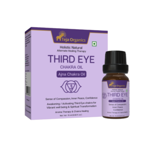 Third Eye Chakra Oil - Hero Third Eye Chakra Oil (Ajna Chakra) 15 ml | Aromatherapy Essential Oil Blend for Sense of Compassion, Inner Peace, Confidence | External Use