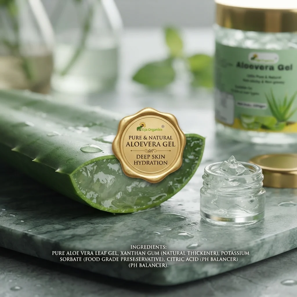 aloe-vera-gel-gallery3-1784366860625.webp Aloe Vera Gel 100gm | 99% Pure Natural Aloe | Skin Hydration, Sunburn Relief, Acne Care, Hair Nourishment | No Parabens, No Sulphates