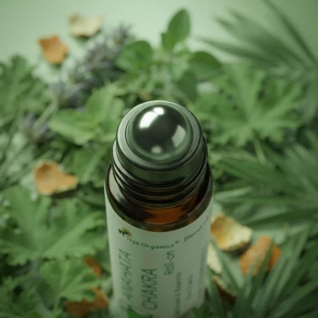 Anahata Chakra Roll-On (Heart Chakra) 10 ml | Aromatherapy Roll-On for Unconditional Love, Compassion & Joy | External Use