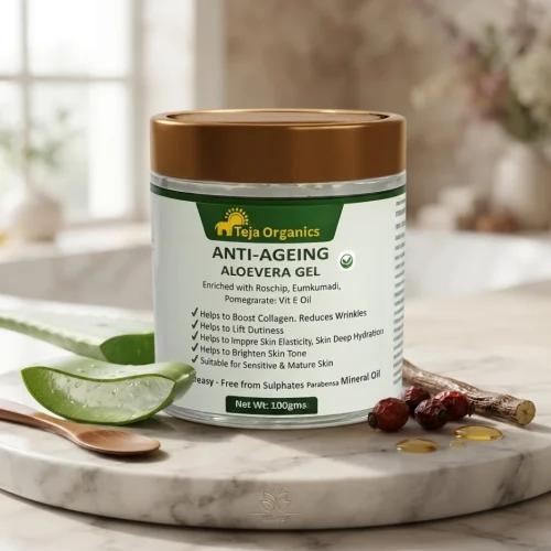anti-ageing-aloe-vera-gel-hero-1784366870534.webp Anti-Ageing Aloe Vera Gel 100g | Hydration, Wrinkle Care, Fine Lines Reduction, Skin Tightening & Skin Firming Gel | Face Gel | No Parabens, No Sulphates