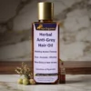Anti Grey Hair Oil 110 ml | Ayurvedic Herbal Oil for Premature Greying Control | Supports Natural Hair Colour, Nourishes Scalp & Strengthens Hair