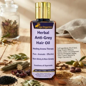 anti-grey-hair-oil-hero-1784368597317.webp Anti Grey Hair Oil 110 ml | Ayurvedic Herbal Oil for Premature Greying Control | Supports Natural Hair Colour, Nourishes Scalp & Strengthens Hair