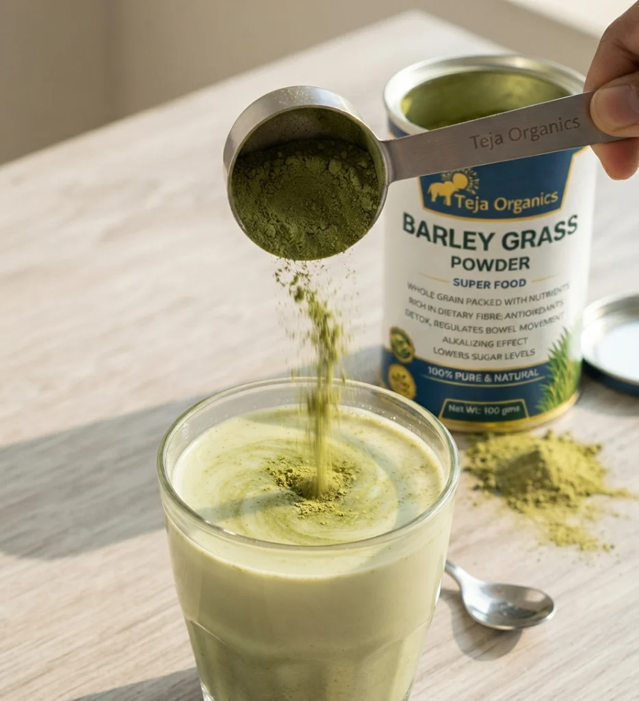 Barley Grass Powder | 100% Natural Superfood | Rich in Chlorophyll, Vitamins & Minerals | Supports Daily Nutrition & Wellness