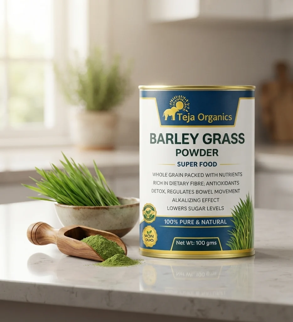 Barley Grass Powder | 100% Natural Superfood | Rich in Chlorophyll, Vitamins & Minerals | Supports Daily Nutrition & Wellness
