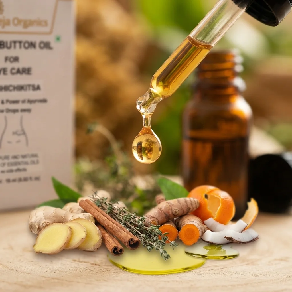 belly-button-oil-eye-care-gallery1 Belly Button Oil for Eye Care 15 ml | Nabhi Oil Herbal Blend | Supports Eye Comfort | Hydration | Relaxation