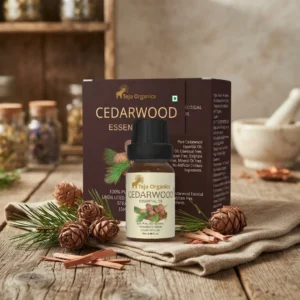 Cedarwood Essential Oil 15ml | 100% Pure Natural Oil | Rich, Earthy, Warm woody aroma | Pleasant and relaxing versatile essential oil | Skin/Hair care | Natural deodorizer, Natural insect repellent | Aromatherapy