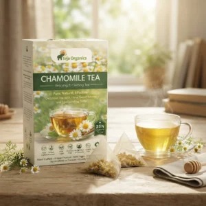 chamomile-tea-bags-hero-1784369761235.webp Chamomile Tea Bags (25 Nos) | Stress Relief | Support Relaxation & Sleep | Aids Digestion | Natural Wellness Infusion