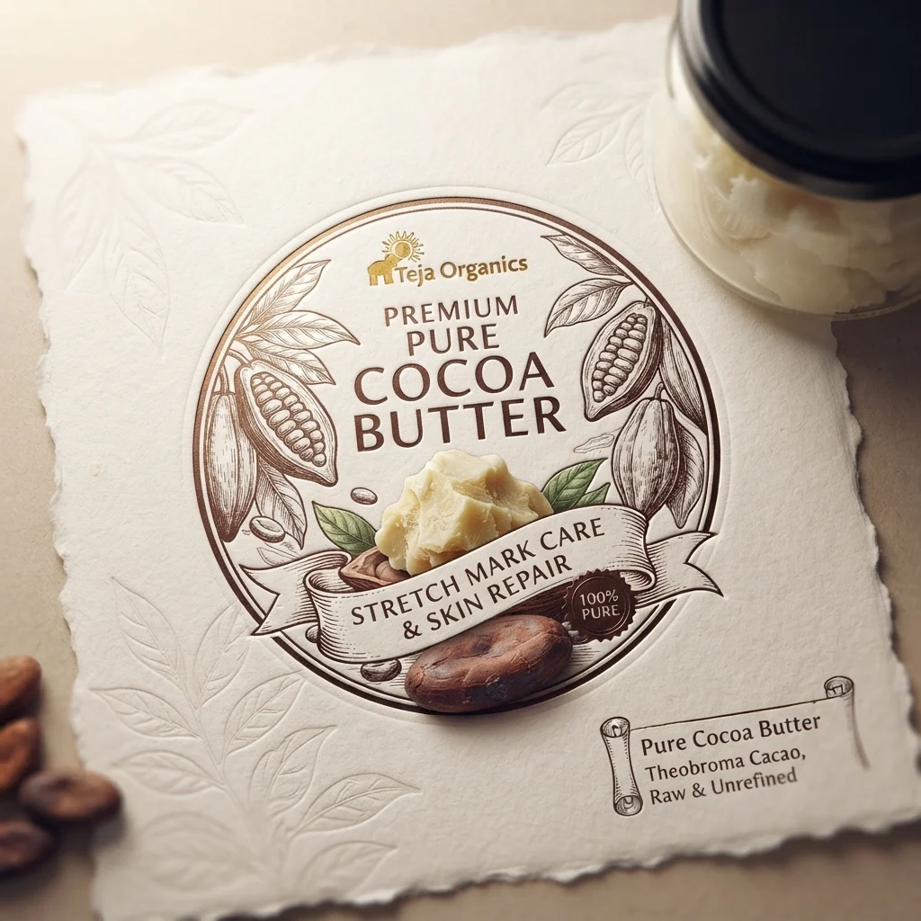 Cocoa Butter 100g | Deep Moisturizing Body Butter | Skin Repair, Stretch Mark Care, Soft & Smooth Skin | Rich Hydration | No Parabens, No Sulphates