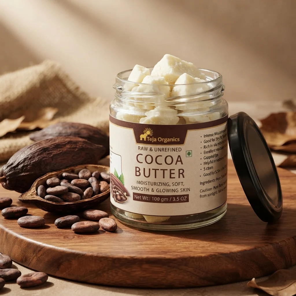 Cocoa Butter 100g | Deep Moisturizing Body Butter | Skin Repair, Stretch Mark Care, Soft & Smooth Skin | Rich Hydration | No Parabens, No Sulphates